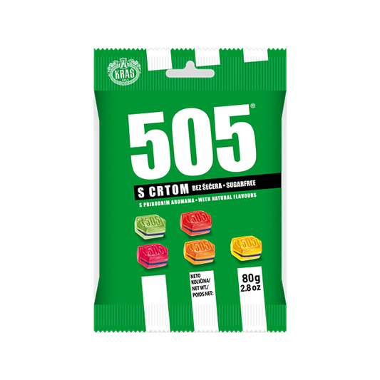 505 s črto brez sladkorja